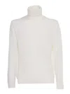 Ballantyne Turtleneck Long Sleeve Sweater In White