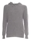 Ballantyne Hodded Pullover In Gray