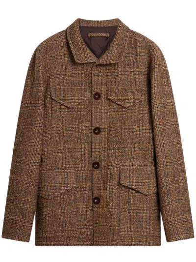 Ballantyne Plaid Button-up Jacket In Multi