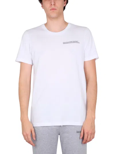 Ballantyne Jersey Crew Neck T-shirt In White