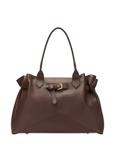 Ballantyne Kate 990 Geometric Tote Bag In Brown