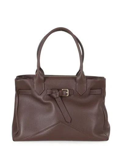 Ballantyne Kate 993 Buckle-detail Handbag In Brown