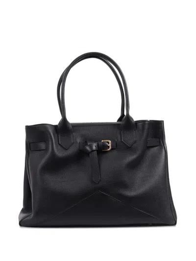 Ballantyne Kate Leather Tote Bag In Black