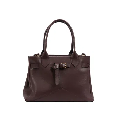 Ballantyne Kate Leather Tote Bag In Brown