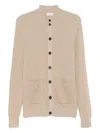 Ballantyne Knitted Cardigan In Neutrals
