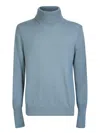 Ballantyne Light Blue High Neck Sweater