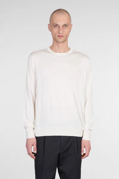 Ballantyne Knitwear In Beige Silk