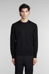 Ballantyne Knitwear In Black Silk In Black