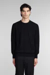 Ballantyne Knitwear In Black Silk In Black