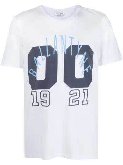 Ballantyne Graphic Print Crewneck T-shirt In Multi