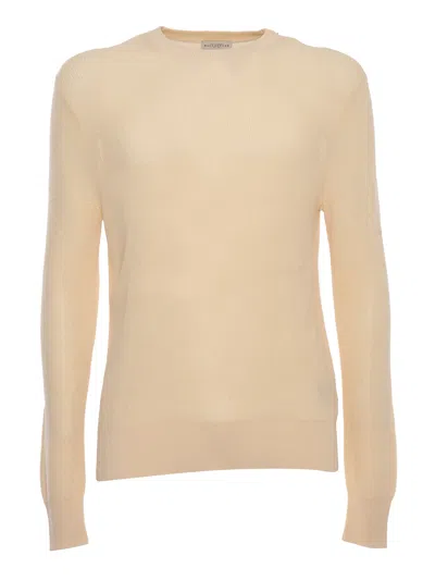 Ballantyne Long Sleeved Pullover In Nude
