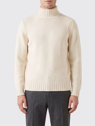 Ballantyne Long-sleeved Ultrafine Merino Wool Turtleneck Jumper In Neutral