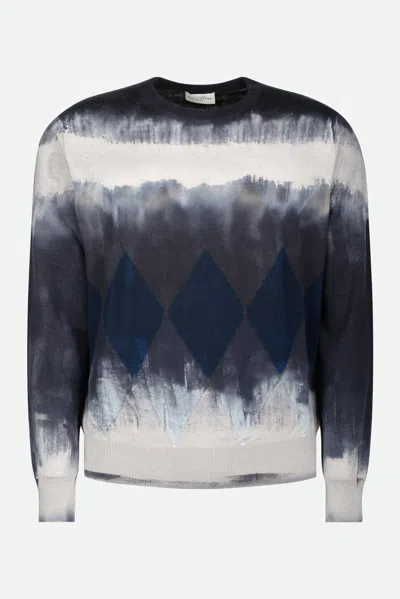 Ballantyne Maglia Rombi Blu
