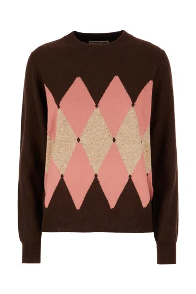 Ballantyne Maglieria In Brown Pink