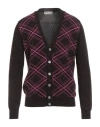 Ballantyne Man Cardigan Dark Brown Size 40 Cashmere In Brown