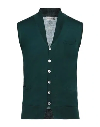 Ballantyne Man Cardigan Green Size 40 Wool
