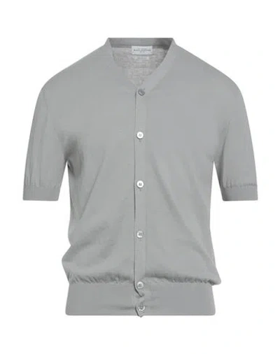 Ballantyne Man Cardigan Grey Size 40 Cotton In Gray
