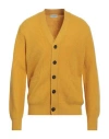 Ballantyne Man Cardigan Yellow Size 42 Wool