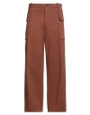 Ballantyne Man Jeans Brown Size 34 Cotton, Elastane