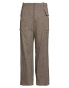Ballantyne Man Pants Brown Size 33 Virgin Wool, Elastane In Brown