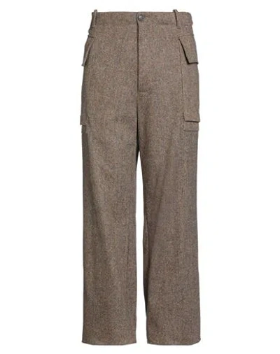 Ballantyne Man Pants Brown Size 33 Virgin Wool, Elastane