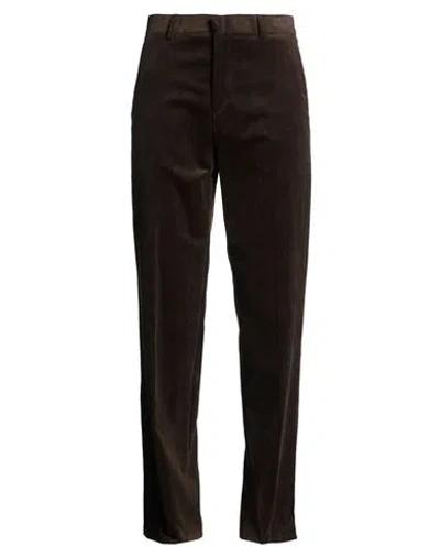 Ballantyne Man Pants Dark Brown Size 38 Cotton, Elastane