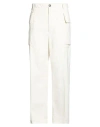 Ballantyne Man Pants Off White Size 34 Cotton In White