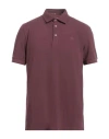 Ballantyne Man Polo Shirt Burgundy Size L Cotton In Red