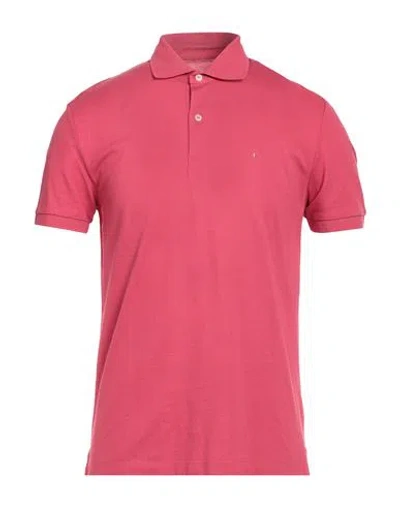 Ballantyne Man Polo Shirt Magenta Size Xl Cotton In Pink
