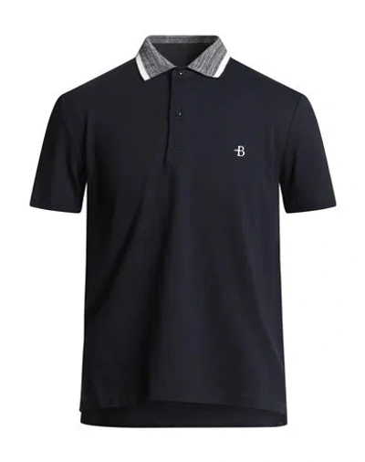Ballantyne Man Polo Shirt Midnight Blue Size M Cotton