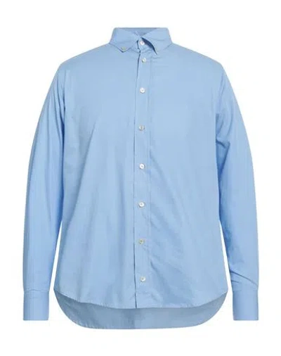 Ballantyne Man Shirt Light Blue Size 17 ½ Cotton