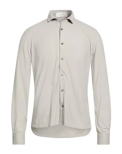 Ballantyne Man Shirt Light Grey Size 40 Cotton In Gray
