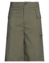 Ballantyne Man Shorts & Bermuda Shorts Military Green Size 34 Cotton