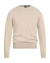Ballantyne Man Sweater Beige Size 40 Cotton