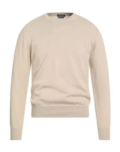 Ballantyne Man Sweater Beige Size 40 Cotton