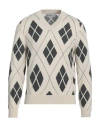 Ballantyne Man Sweater Beige Size 42 Cashmere In Beige