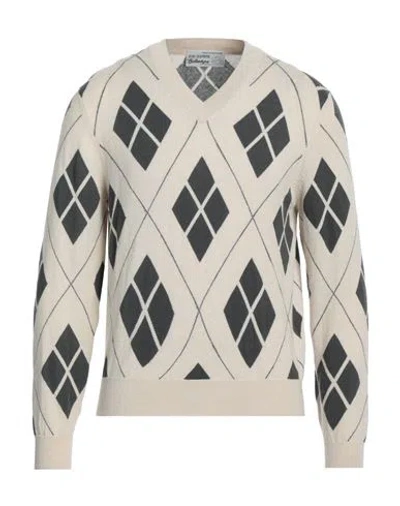 Ballantyne Man Sweater Beige Size 42 Cashmere