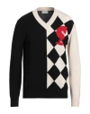 Ballantyne Man Sweater Black Size 40 Cashmere In Black