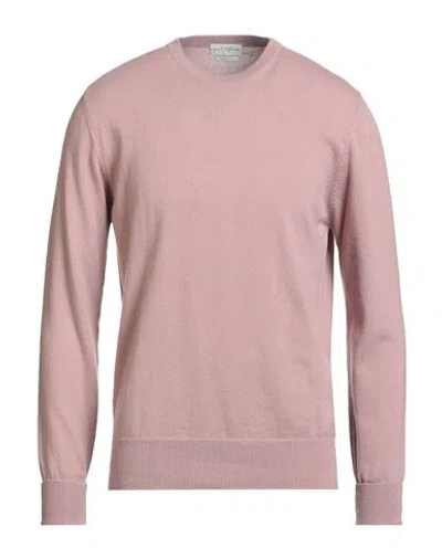 Ballantyne Man Sweater Blush Size 40 Cashmere In Pink