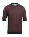 Ballantyne Man Sweater Brown Size 42 Cotton In Brown