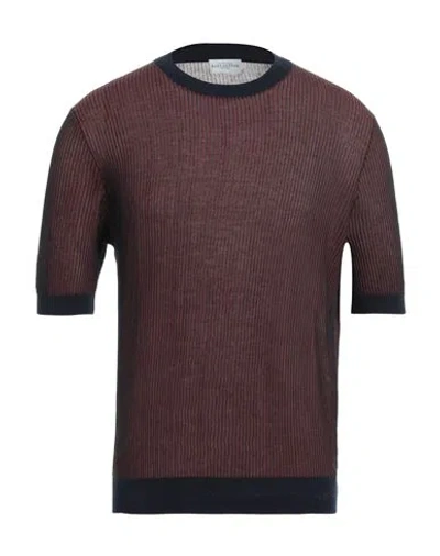Ballantyne Man Sweater Brown Size 42 Cotton