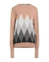 Ballantyne Man Sweater Camel Size 42 Cashmere
