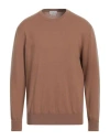 Ballantyne Man Sweater Camel Size 44 Cashmere In Beige