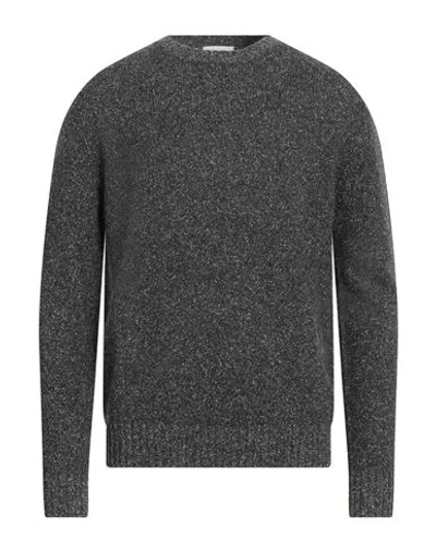Ballantyne Man Sweater Charcoal Size 42 Wool, Silk