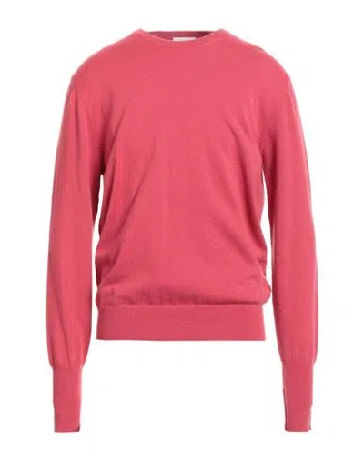 Ballantyne Man Sweater Coral Size 44 Cashmere