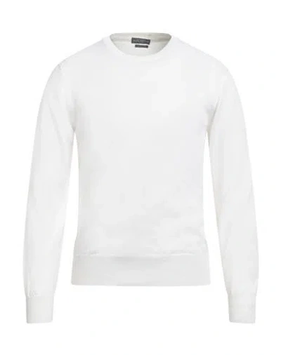Ballantyne Man Sweater Cream Size 46 Cotton, Cashmere