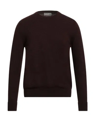 Ballantyne Man Sweater Dark Brown Size 38 Cashmere