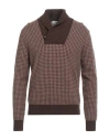 Ballantyne Man Sweater Dark Brown Size 40 Wool