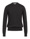 Ballantyne Man Sweater Dark Brown Size 40 Wool In Black