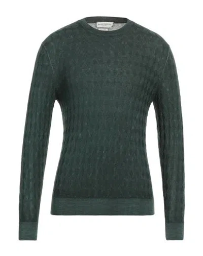Ballantyne Man Sweater Dark Green Size 48 Wool